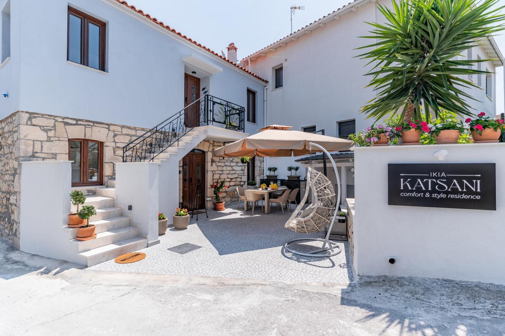 Ikia Katsani Villa Афитос Екстериор снимка